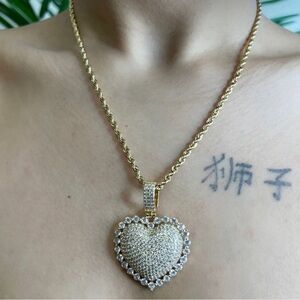 Heart necklace 18 inch